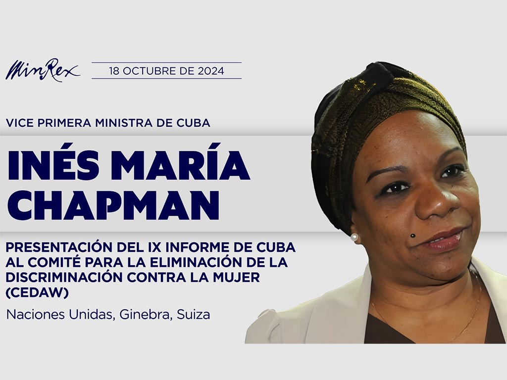 Ines Maria Chapman en Cedaw 1