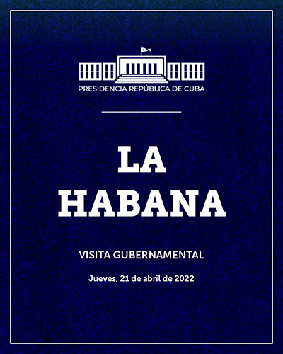 Visita gubernamental a La Habana 