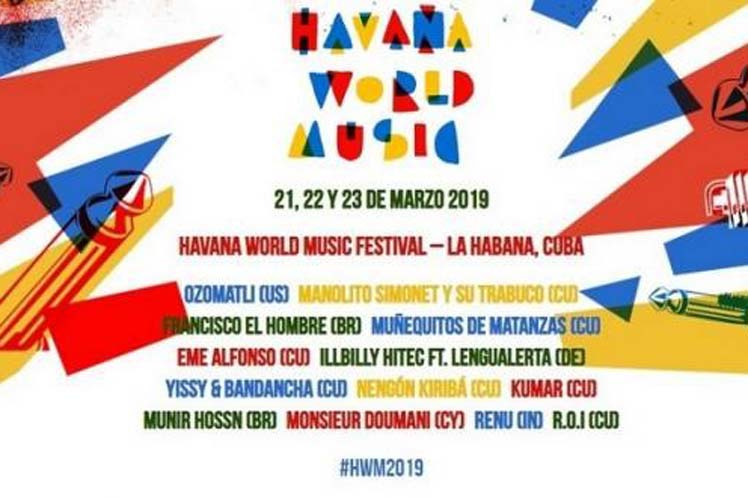 cartel del Festival Havana World Music