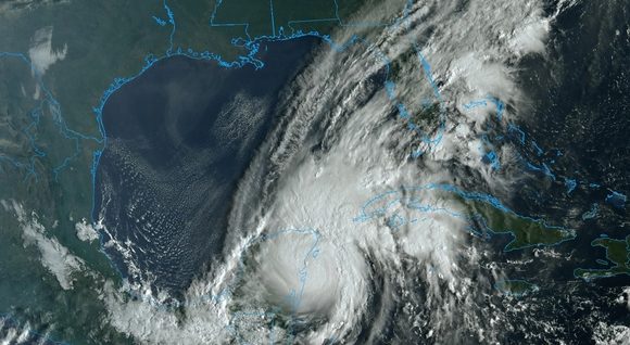 Esta imagen muestra al huracán Delta sobre el noroeste del Caribe, 6 octubre 2020/NOAA.