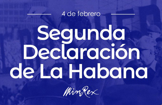 Recuerda Cuba aniversario 63 de Segunda Declaración de La Habana 