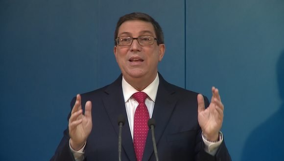 ministro de Relaciones Exteriores de Cuba, Bruno Rodríguez Parrilla