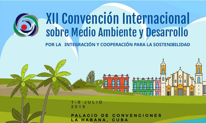 Banner de la  XII Convención Internacional sobre Medio Ambiente y Desarrollo