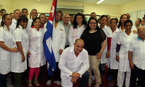 Brigada médica cubana en Perú