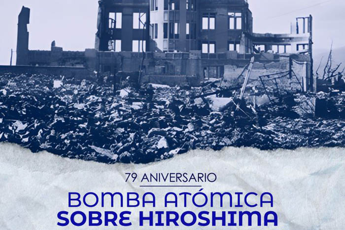  bomba atómica sobre la ciudad japonesa de Hiroshima