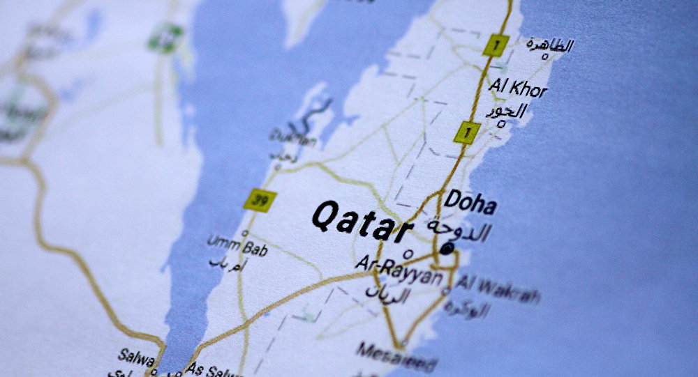 Mapa de Qatar