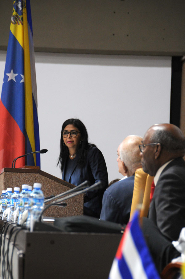 Delcy Rodríguez, Vicepresidenta Ejecutiva de la República Bolivariana de Venezuela