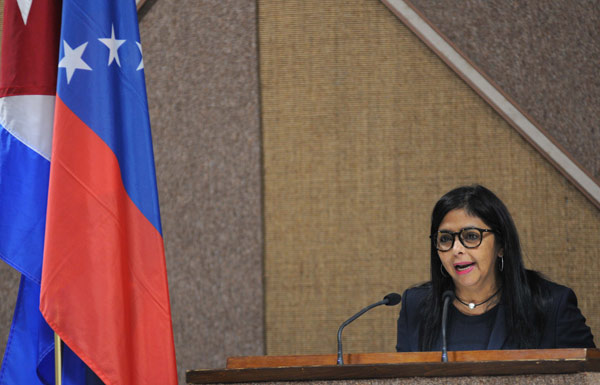 Delcy Rodríguez, Vicepresidenta Ejecutiva de la República Bolivariana de Venezuela