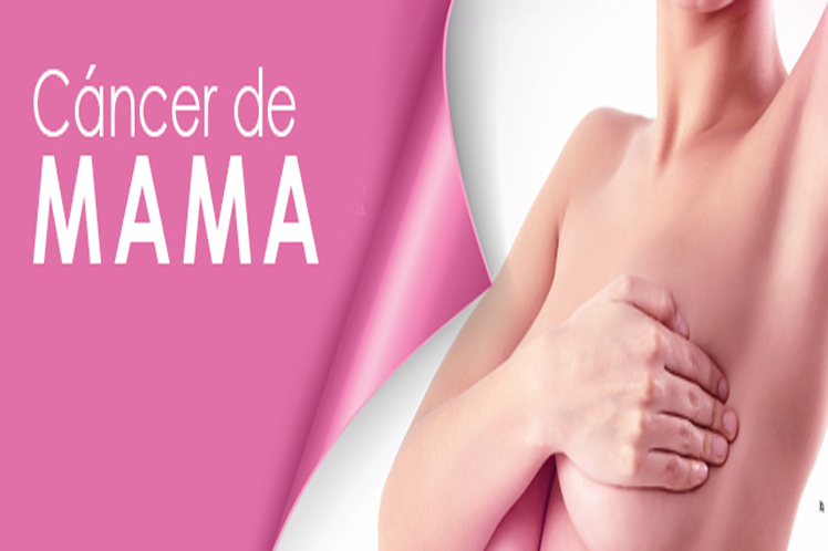 Banner alegórico a la prevención del cáncer de mama