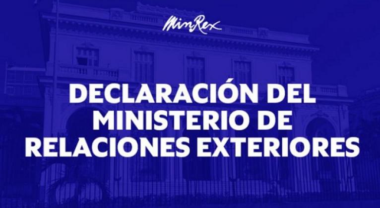 Declaración del Minrex