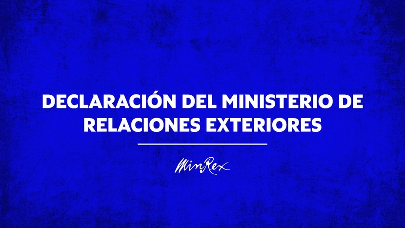 Declaración del Ministerio de Relaciones Exteriores de Cuba