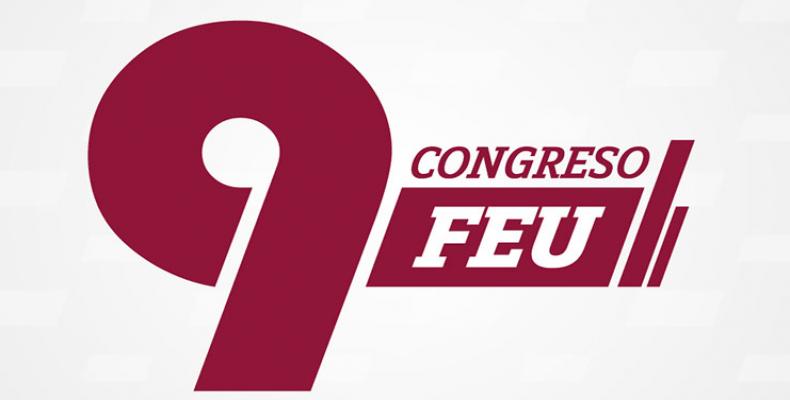 Logo del noveno Congreso de la Federación Estudiantil Universitaria