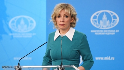 La portavoz del Ministerio de Exteriores ruso, María Zajárova.
