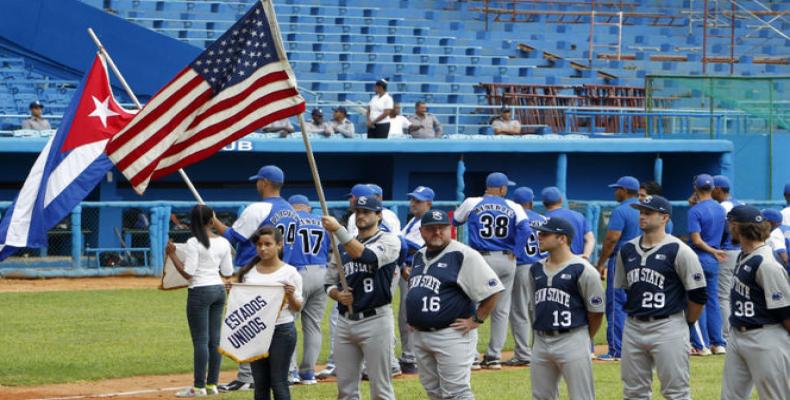 Comienza hoy tope Cuba-USA de béisbol, en Carolina del Norte