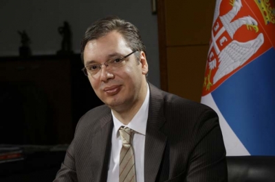 El presidente de la República de Serbia, Aleksander Vucic