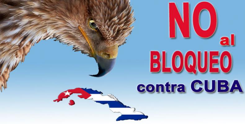 NO al bloqueo contra Cuba