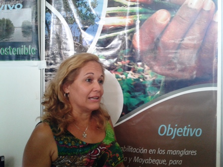 Marisol Marcheco, especialista en Desarrollo Local del Citma