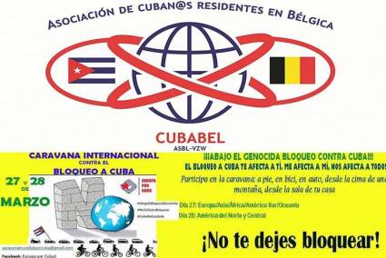 Logo de la Asociación de cubanos residentes en Bélgica
