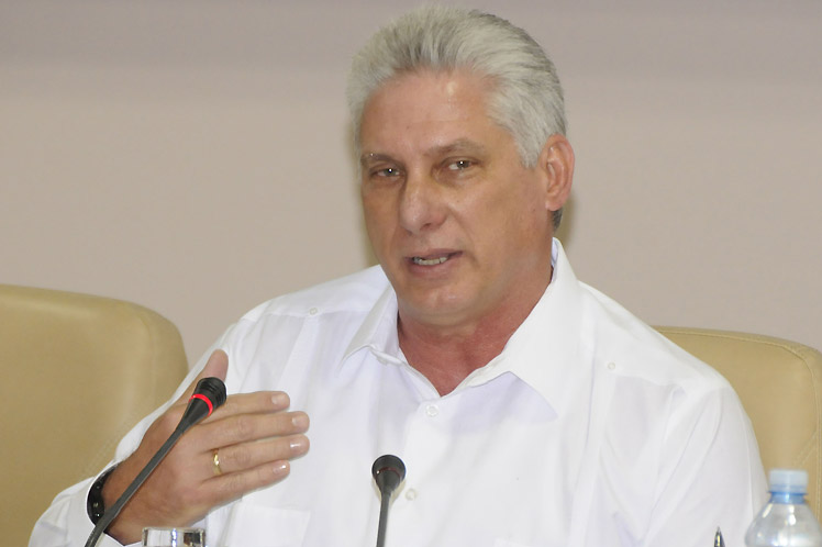 presidente de Cuba, Miguel Díaz-Canel 