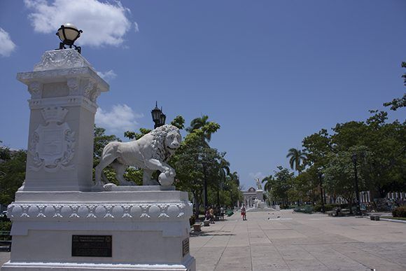 Parque en la ciudad de Cienfuegos.