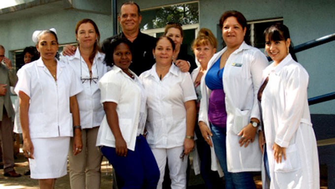 Personal de la Brigada Médica Cubana en Guatemala