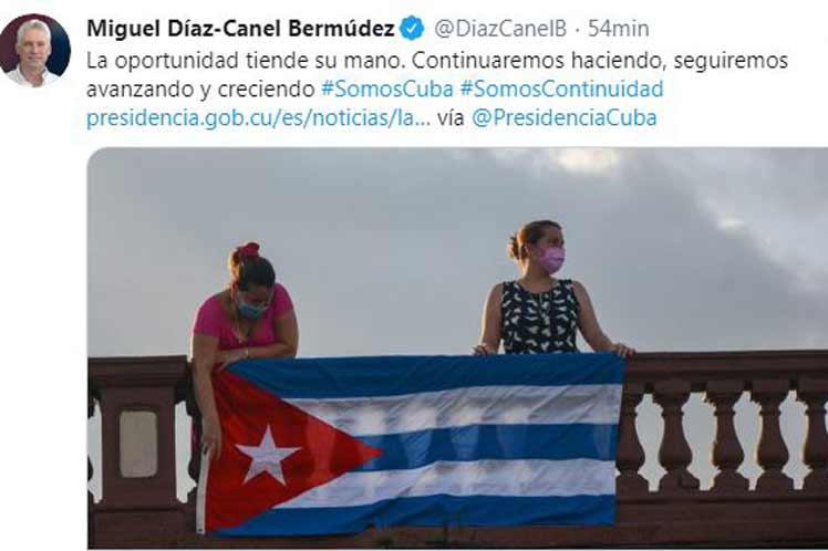 Presidente asegura que Cuba seguirá creciendo y avanzando