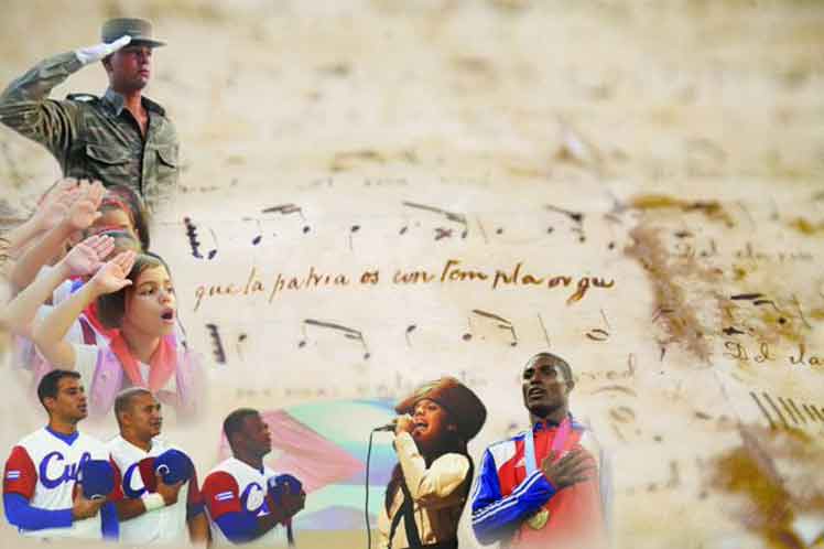 Destaca presidente de Cuba fecha de creación de Himno Nacional