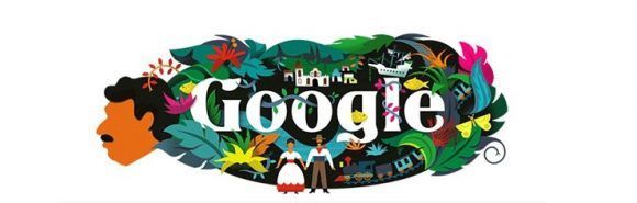 Doodle de Google dedicado al escritor colombiano