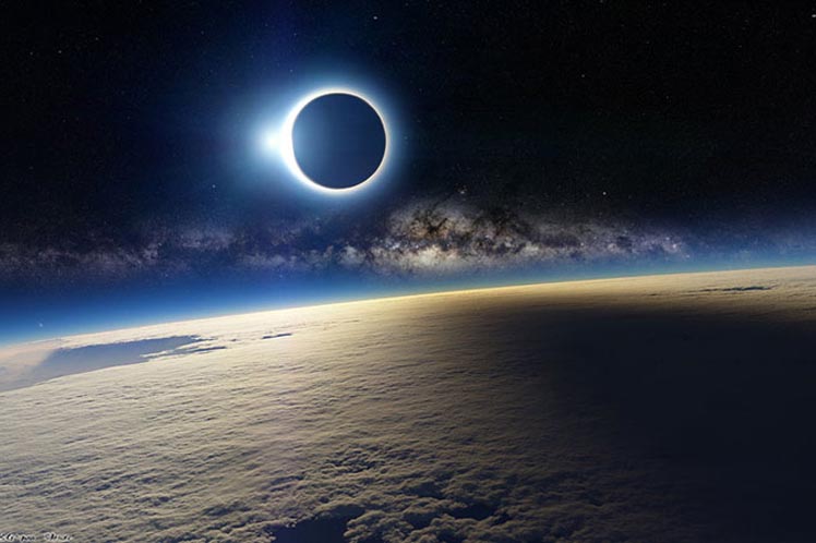 Imagen de Eclipse en el espacio