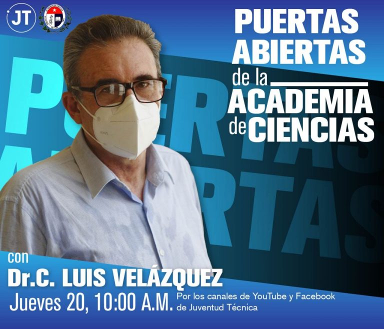 Dr. Luis Velázquez Pérez, presidente de la Academia de Ciencias de Cuba.