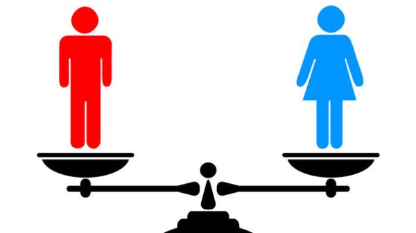 Banner alegórico a la igualdad de género
