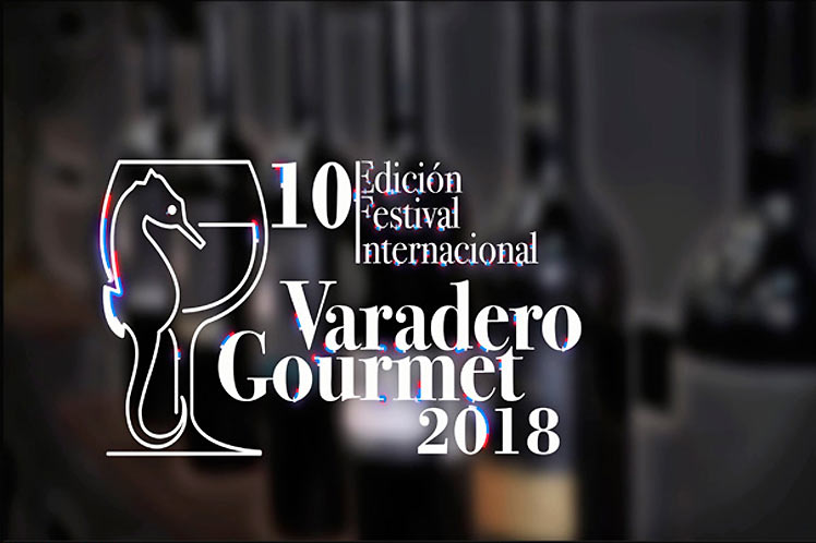 Banner alegórico al Festival Varadero Gourmet 2018. 