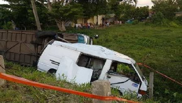 El accidente ocurrió entre los municipios Bauta, de Artemisa, y La Lisa, de la capital