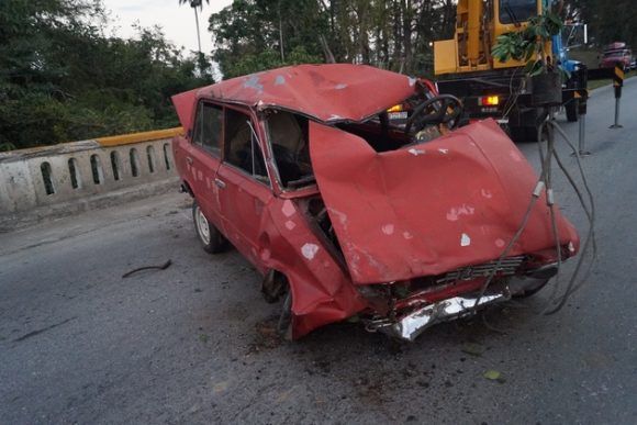 Accidente de tránsito en Villa Clara 