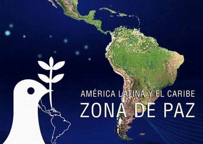Banner alegórico al  XVIII Consejo Político de la Alianza Bolivariana para los Pueblos de Nuestra América-Tratado de Comercio de los Pueblos (ALBA-TCP)