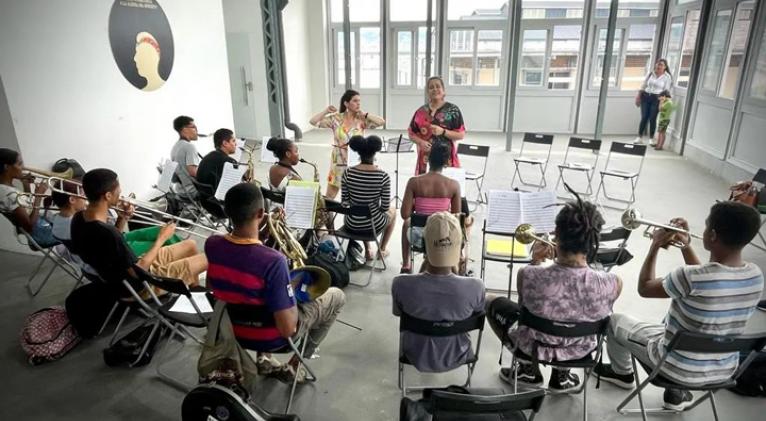 Banda de Boyeros en Bellas Artes