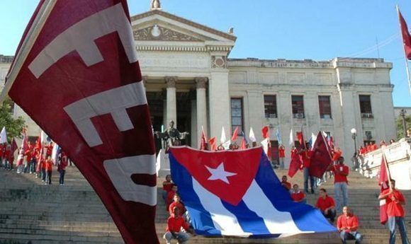 Bandera de la FEU, Universidad dela Habana