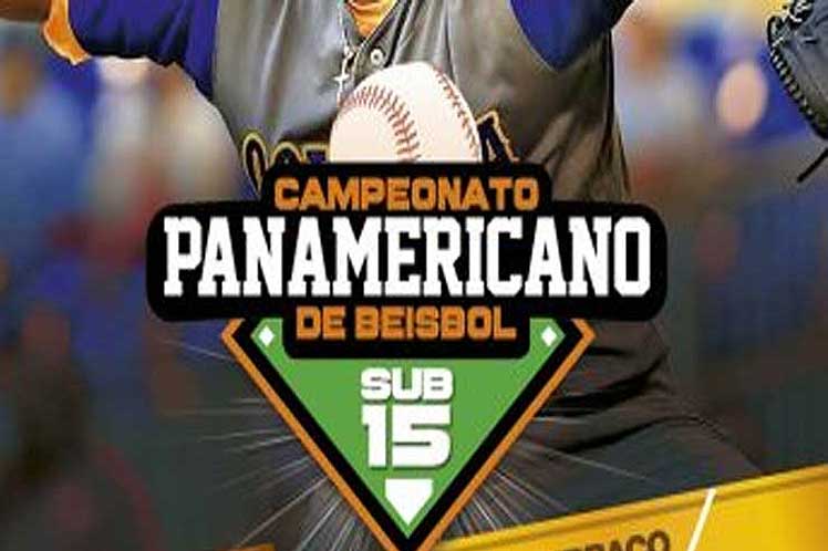  Banner alegórico al III Campeonato Panamericano de Béisbol de la categoría Sub-15