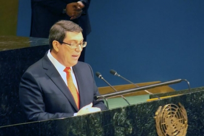 Canciller de Cuba interviene hoy ante la Asamblea General de la ONU 