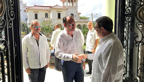 Luis Videgaray está en La Habana. Foto: Abel Padrón Padilla/ ACN.