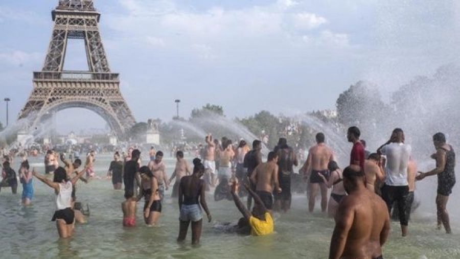 Ola de calor en Paris