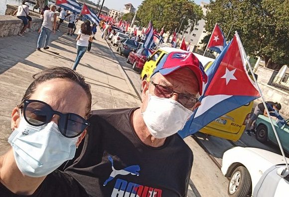  caravana contra el Bloqueo en La Habana