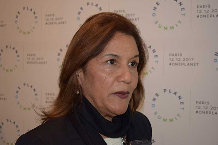La ministra cubana de Ciencia, Tecnología y Medioambiente (Citma), Elba Rosa Pérez