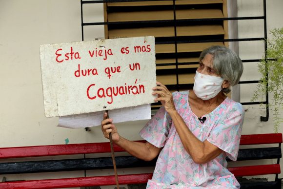 Zonsoles de las Mercedes Guerra Villar fue tratada con interferón que ya está de alta en su casa. Foto: Omelio Borroto