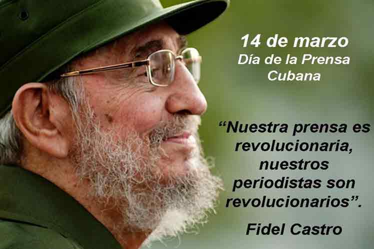 Imagen alegórica al día de la prensa cubana