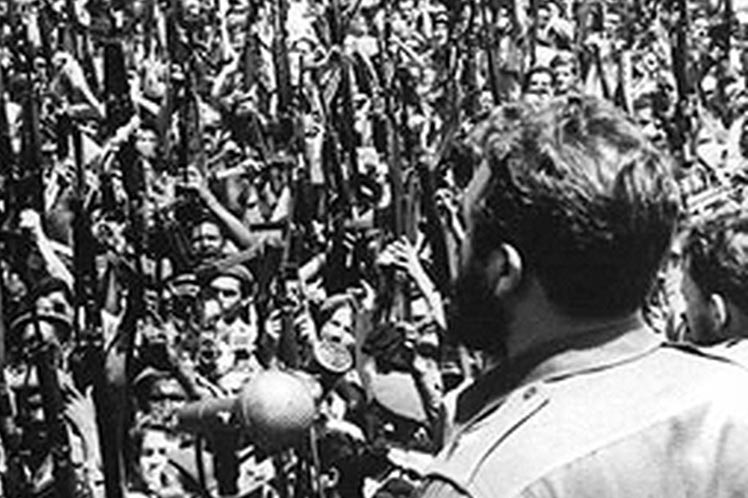 Fidel y el pueblo de Cuba