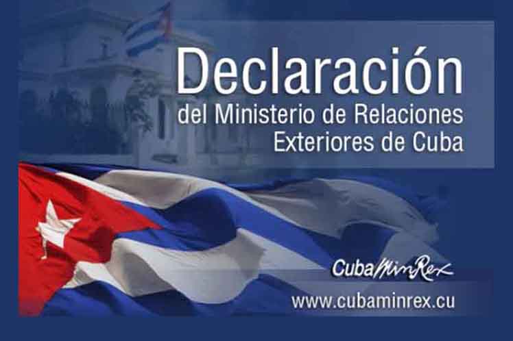 Logotipo alegórico al MINREX de Cuba