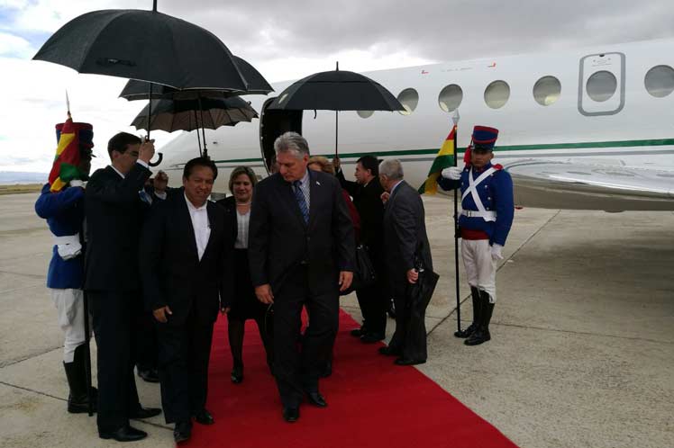 Primer Vicepresidente cubano realiza visita oficial a Bolivia