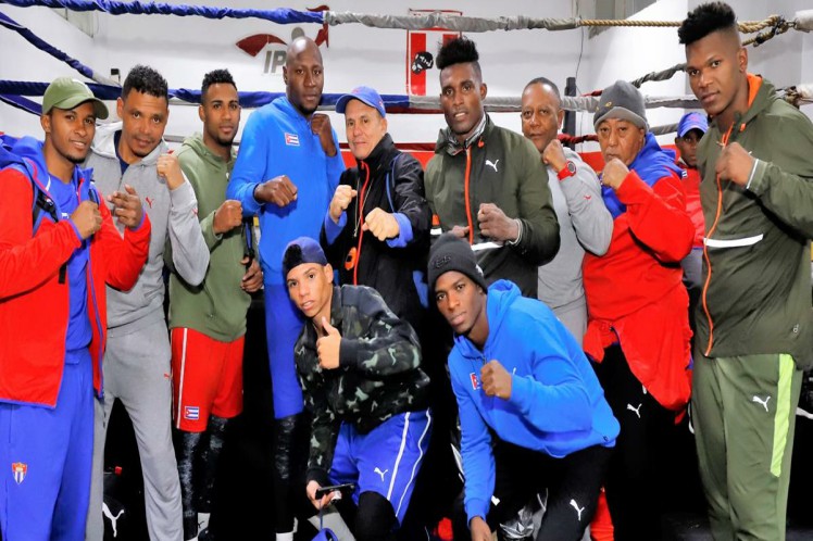 Boxeadores cubanos en Lima