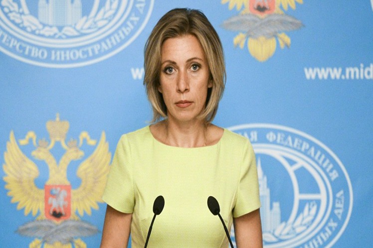 vocera de la Cancillería rusa, María Zajarova